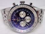 Breitling Watches Replica CHRONOMETER NAVITIMER STAINLESS STEEL BLUE FACE